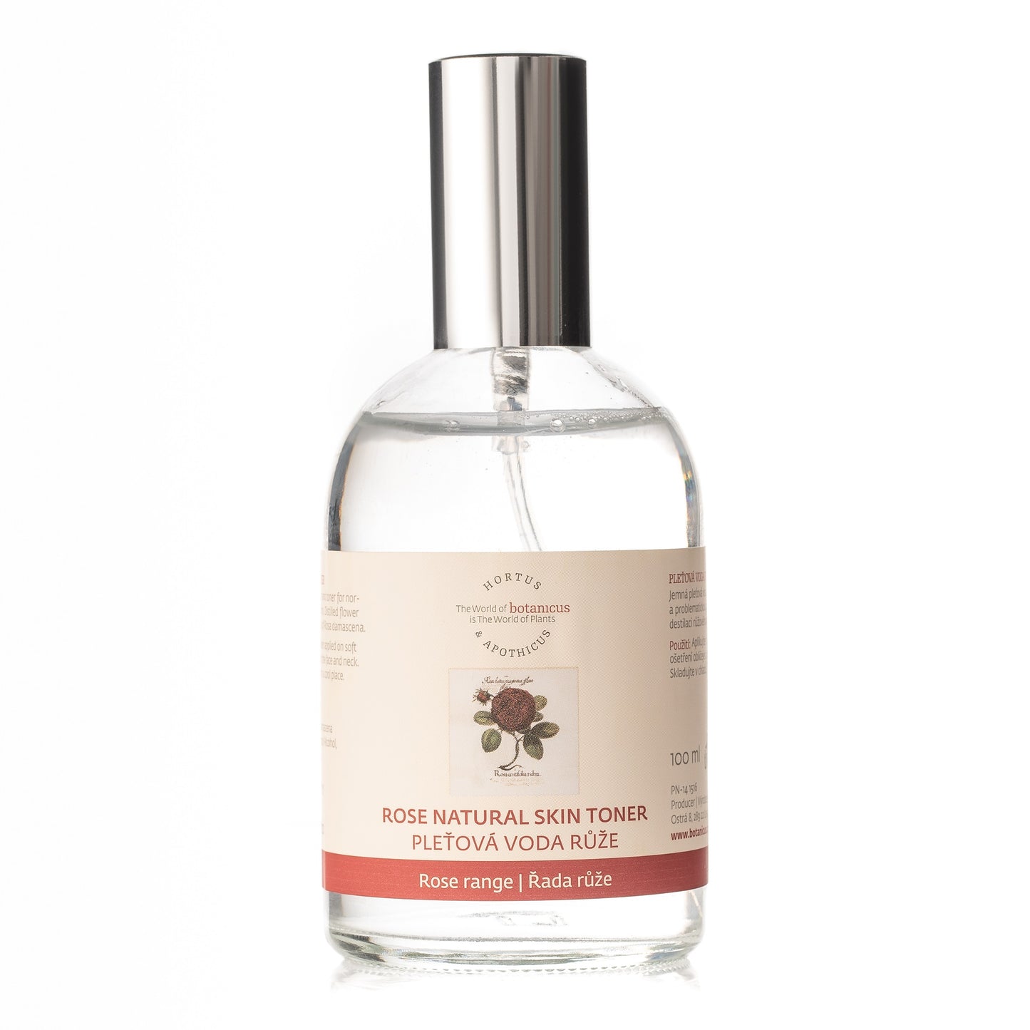 Natural Rose Skin Toner (Rosa Damascena Flower Water) (100ml)