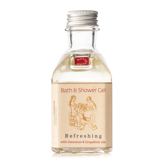 Refreshing Bath & Shower Gel with Geranium & Grapefruit Oils (195ml)