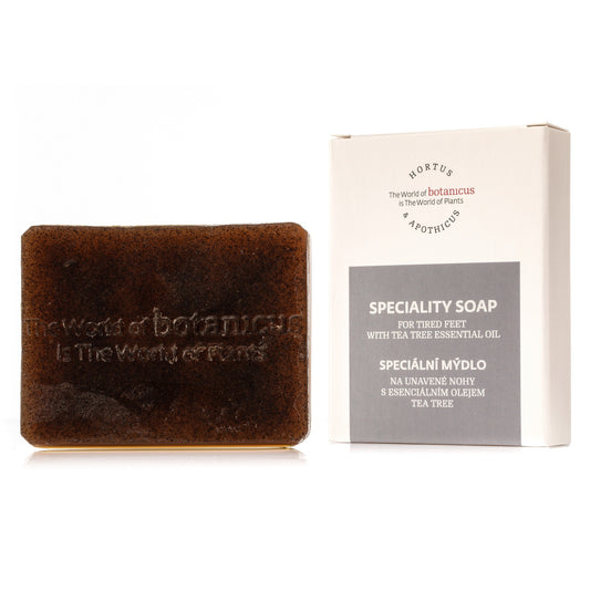 Specialty Soap for Tired Feet and Muscles with Tea Tree Essential Oil (80g)