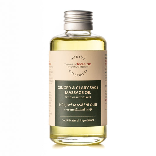 Ginger & Clary Sage Massage Oil (100ml)