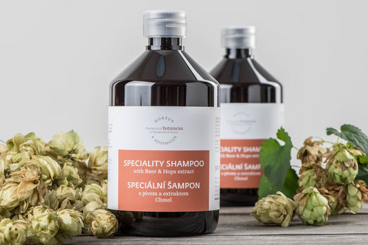Specialty Shampoo with Beer Flower & Hops Extract for Fragile Hair (Sulfate-Free) (500ml)