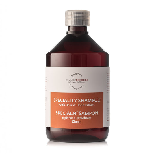 Specialty Shampoo with Beer Flower & Hops Extract for Fragile Hair (Sulfate-Free) (500ml)
